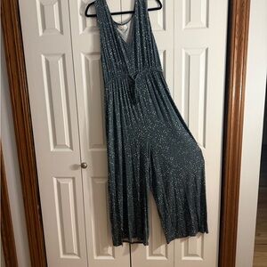 Maurices Sparkling Gray Jumpsuit